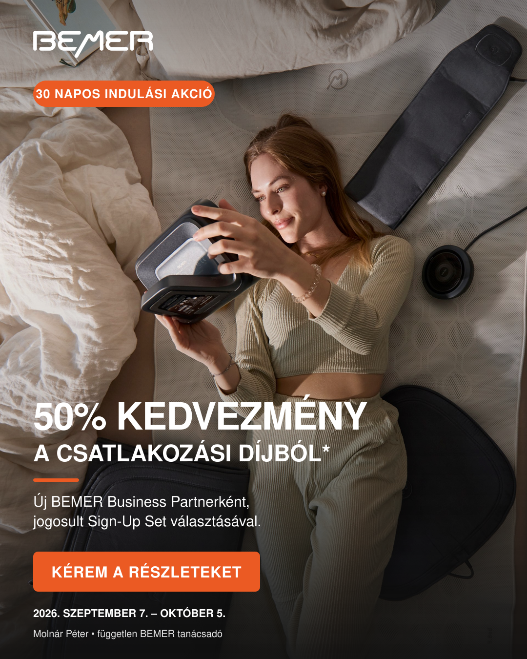 BEMER Sign Up Special – 30 napos indulási akció